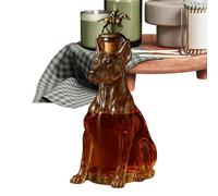 Decantador de whisky - 5,91 * 2,36 * 3,9 pulgadas 350 ml | Contenedor con forma de perro, botella de de whisky | Inicio Papá Hombres Bar Cocina Comedor Fiesta de cumpleaños Boda Vacaciones