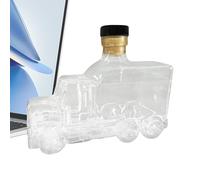 Decantador de whisky a mitad de camión - 375 ml de vertiente bourbon con tapón único | Contenedor de champán creativo para cocina doméstica, fiestas de bar, alojamiento de brunch, fiesta de cumpleaños
