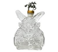 Decantador de whisky, diseño de sello de tapón hermético, 320 ml, botella de whisky, decantador Scọtch, elegante exhibición de mesa, para el hogar, bar, boda, papá, padre