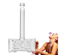 Decantador De Whisky En Forma De - Decantador De Vino De Vidrio | Deсanter De Whisky, Jarra De Vino 3D Con Tapón Hermético De 400 Ml, Jarra De Vodka, Botella De Licor De Bourbon Para El Hogar