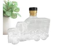 Decantador de whisky - Licor vintage Contene | Botella de whisky de medio camión | 375 ml de recipiente de licor vintage con un tapón interesante para alojar a las fiestas de cerveza de brunch Bar Cum