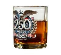 Decantador de whisky semiquincentenario de UU Botella de vidrio coleccionable con narrativa histórica Decantador de whisky Botella de vino de vidrio Historia detallada Caja dispensadora de licor