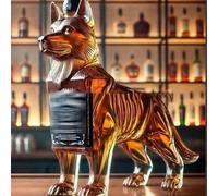 decantador, Decantadores de licor 300 ml con diseño animales, estatua decantador whisky canino, regalo for amantes los(C)