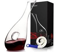 Decantador para 375 ml Decantadores para Vino Pequeño Decantador de Vino Jarra para Vino Sin Plomo Soplado a Mano Decantador Aireador de Vino Accesorios Decanter