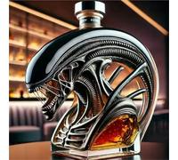 Decantador Vino - Decantador Whisky, Esculturas De Decantador De Whisky Con Forma De Extraterrestre En 3D, Divertida Botella De Vino De Cristal Estilo Monstruo, Contenedor Para Almacenar Vinos.