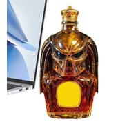 Decantadores de licor | 300 ml decantadores para alcohol, tapa hermética, diseño 3D, recipiente de almacenamiento vacío para bebidas, bodega, reunión en casa, exhibición comercial