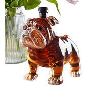 Decantadores de vidrio | Botella de perro, divertida novedad coleccionable de vidrio para hombres, degustación en casa, cerveza, evento de soltero, boda, coleccionista, día del padre