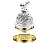 Decantadores Para Bebidas Alcohólicas,Vaso Giratorio para Servir Bourbon - Decantador De Vino Lujo Sutil Para Hogar Fiestas Cumpleaños