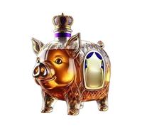 Decanter de vino - botella en forma de animal | Contenedor de licor decorativo | Escultura de vidrio única para espíritus de vodka de whisky | Ornamento de mesa creativa para bares casas fiestas