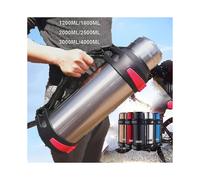 Decanter per collutorio in vetro spesso (dorato) - Caraffa in cristallo vintage di grande capacità per