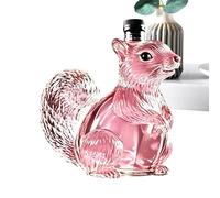 Decanter Per Whiskey In - 14x9cm Bottiglia Scoiattolo Decorativa | Bottiglia Liquore Vuota Design Animale Per Bar Casa Cucina Soggiorno Feste Ristorante Collezione Regalo Decorazione