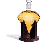 Decanteres de licores Whiskey Decanter Set With Glass Borosilicate Glass Lead Free BPA Free 750ML or 1000ML(750ML)