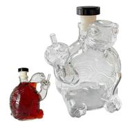 Decanters For Alcohol - Reusable Turtle Glassware Home Decors | Turtle Alcohol Decanter Whiskey Bottle For Dad Brother Birthday Christmas Wine Vodka | Tequila Cocktail Brandy Home Bars