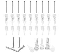 DECARETA Juego de 50 Tornillos Roscachapas Eléctricos de Acero al Carbono, Cabeza Cruzada, Tornillos Tuercas de Cabeza Avellanada, para Aparatos Eléctricos