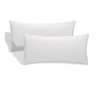 DECASATEXTIL®-Almohada para un Descanso de Calidad, con Funda cutí, núcleo de Fibra Hueca siliconada de Alta Densidad, indeformable, Lavable, hipoalergénica.-Pack 2 UDS-40 X 105cm