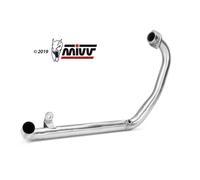 Tubos Supresor De Catalizador MIVV Bajante Acero para KAWASAKI Z 125 2019 > 2024