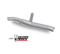 Decatalizador NO-KAT MIVV Moto Morini X-Cape 2021-2024, Acero Argento