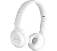 DECATRONIC Auriculares Bluetooth con experiencia sonora HiFi, diseño plegable para portabilidad óptima, compatibilidad universal con dispositivos Android e iOS entrada SD card (blanco)