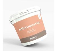decco House of MicroQuartz 20kg - Listo al uso con polímero - Aplicaciones horizontales y verticales - Color: ASH