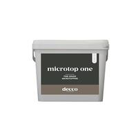 decco MicroTop Ready to Use Fine (20KG). Para 40m2. Microcemento Listo al Uso de grano Fino - Para decoración de Suelos y Paredes. Forma parte de un Sistema. COLOR COCOA