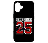December 25 Retro Christmas 2025 December 25 December 25th Carcasa para iPhone 16