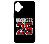 December 25 Retro Christmas 2025 December 25 December 25th Carcasa para iPhone 16 Plus