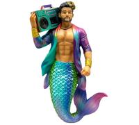 December Diamonds 55-55470 Big Booming Box Merman Ornament, 7 Pulgadas