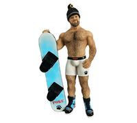 December Diamonds Poke The Bear Series 55-55320 Snowboard Bear