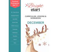 December: Preschool & Kindergarten Lessons & Workbook: Christmas Lesson Plans, Winter Activities, Alphabet J-L Practice, Early Math, Writing, Cutting, ... Preschool & Kindergarten Lessons & Workbook)