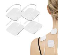 Decenas Superior Larga duración Self Adhesive Almohadillas de electrodos, 4 Unidades 5 x 5 cm (2 'x2') Accesorios Universal para Med Ajuste | TENS Care | Bodyclock | TPN200 máquinas