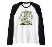 Decentralized Future Crypto Up Dollar down DeFi Camiseta Manga Raglan