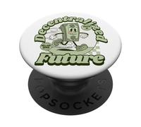 Decentralized Future Crypto Up Dollar down DeFi PopSockets PopGrip Adhesivo
