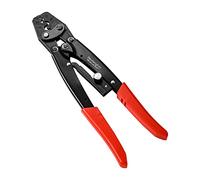 Dechengbao - Pinza para crimpar HS16 para terminales de trinquete sin aislamiento de 1,25 a 16 mm²