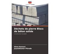 Déchets de pierre Blocs de béton solide: Construction durable