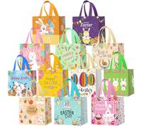 DECHISY Paquete de 12 bolsas de regalo de Pascua con asas (B)