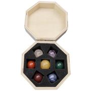 DECHOUS 1 Juego Bola De Cristal Kit De Inicio De Chakras Home Decoracion Kit De Cuentas De Chakra Decoracion Escritorio Feng Shui Chakra Cristales Curativos Para Sanar Piedra Palmera