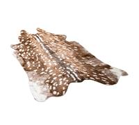 DECHOUS 1 Pc Alfombra De Ciervo Sika Alfombra De Imitación De Animales Alfombra De Animales Alfombra De Piel Sintética Alfombra De Piso Niño Fibra Química Animales Falsos Venado Sika