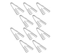 DECHOUS 10 Peines Voluminizadores de Textura Esponjosa para Cardar Cabello Peine Rizador de Dientes Anchos Gris Herramienta Moldeadora para Peinado Diario y Masaje del Cuero Cabelludo