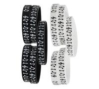 DECHOUS 10 Pulseras de Silicona para Festival Sonoro Diseño de Notas Silábicas, Pulseras Decorativas Que Aportan Ambiente Festivo para Conciertos y Eventos