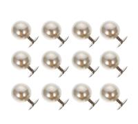 DECHOUS 100 Botones de Perla para Coser Ropa 10 MM 100 Piezas Botones Decorativos Tornillo para Camisa de Mujer Accesorios para Manualidades y Confección