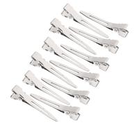 DECHOUS 100 Piezas Pinzas Cabello Forma de Pato Pinzas para Sujetar el Cabello de Metal para Peluquería y Uso Diario Caja