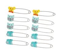 DECHOUS 10piezas Pin de Dibujos Animados Hebilla de Seguridad Pin Afilado para Su Uso Proyectos de Costura y Manualidades Color Aleatorio