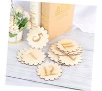 DECHOUS 12 Tarjetas Mensuales para Bebés Números de Encaje Tarjetas de Nacimiento y Cumpleaños para Recién Nacidos Accesorio Creativo para Fotografía de Recuerdo y Obsequio Shower