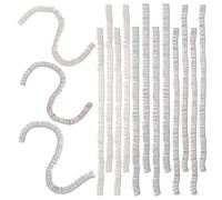 DECHOUS 15 piezas Pestañas Postizas para Muñecas Tiras para Manualidades DIY Realistas Negras Marrones y Color Té