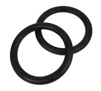 DECHOUS 2 Anillos de Gimnasia Negros Capacidad de 400kg de Abs Regulables en Elevación para Entrenamiento de Fuerza Muscular Ideales para Ejercicios Completos de Cuerpo