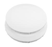 DECHOUS 2 Lienzos Redondos Pequeños para Pintar, Marco Estirado de Color Claro de 25 Cm, Tablero para Pintura Acrílica y Óleo, Lienzos para Artistas, Kit de Pintura y Dibujo