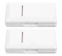 DECHOUS 2 Piezas Caja de Cañas de Oboe Unidades Estuche para Cañas de Oboe Contenedor de Almacenamiento Abs Color Claro