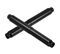DECHOUS 2 Piezas de Repuesto para Rollo de Papel Higiénico de Acero Inoxidable Resorte Soporte Flexible Negro Cromado para Baño Varilla Silenciosa para Dispensador de Papel