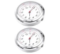 DECHOUS 2 Piezas Esfera Plata de Cuarzo Reloj de Bolsillo, Enfermera | Vidrio, Diseño Conciso para Manual Diy, Lectura Clara E Intuitiva, Pieza Ligera para Colgar Varios estilos