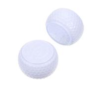 DECHOUS 2 Piezas Pelotas de Golf Planas de Caucho Sintético para Entrenamiento Pack Unidades Bolas Profesionales para Práctica de Putting y Ejercicios Golfísticos Duraderas y Seguras para